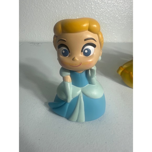 Disney Princesses Collectible Figurines Cinderella Belle Jasmine Rapunzel Tiana - Picture 4 of 14